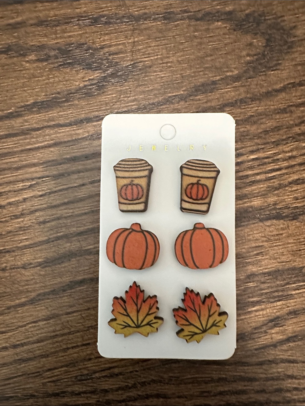 Set of 3 Fall Themed Earrings